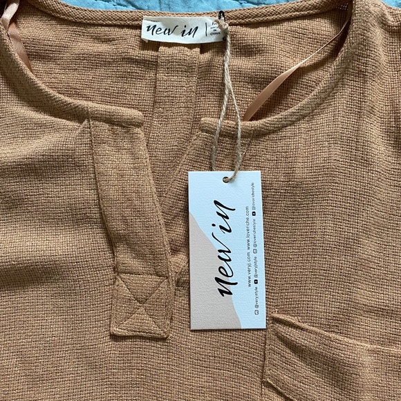 NWT Very J New In Linen Short Set Sz M - Picture 2 of 12